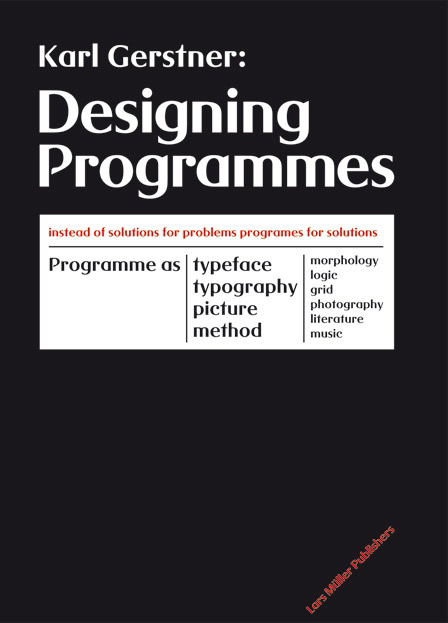 Designing Programmes cover 2007